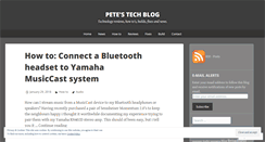 Desktop Screenshot of petestechblog.com