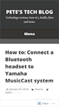 Mobile Screenshot of petestechblog.com